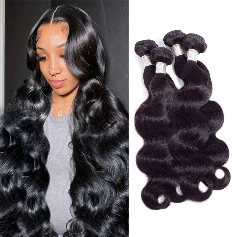 CD HAIR 3/4 Bundles 12A Body Wave Human Hair Extension 10-30 inches