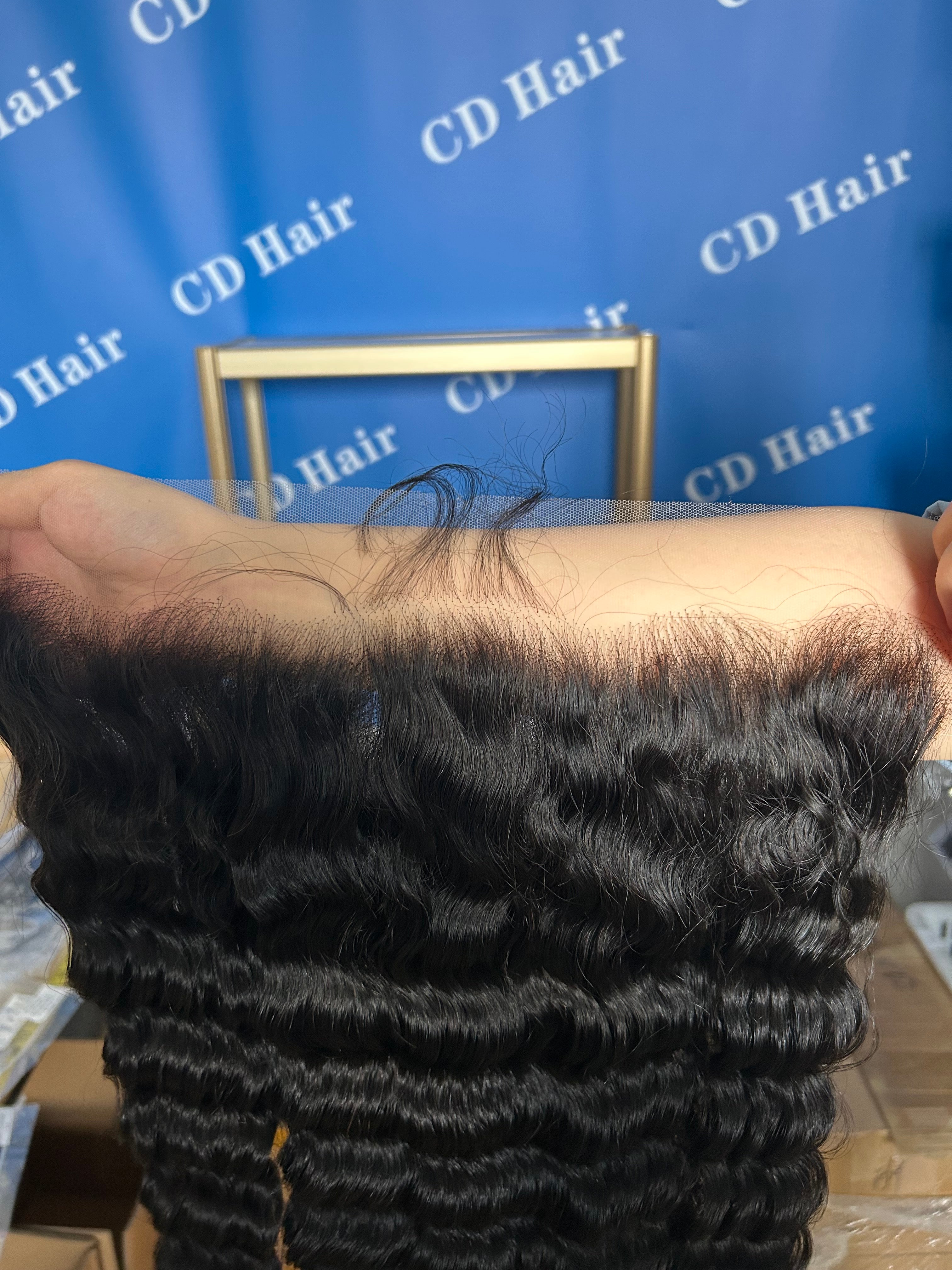 CD HAIR | 13X6 Transparent/HD Lace Frontal Deep Wave (12"-22")