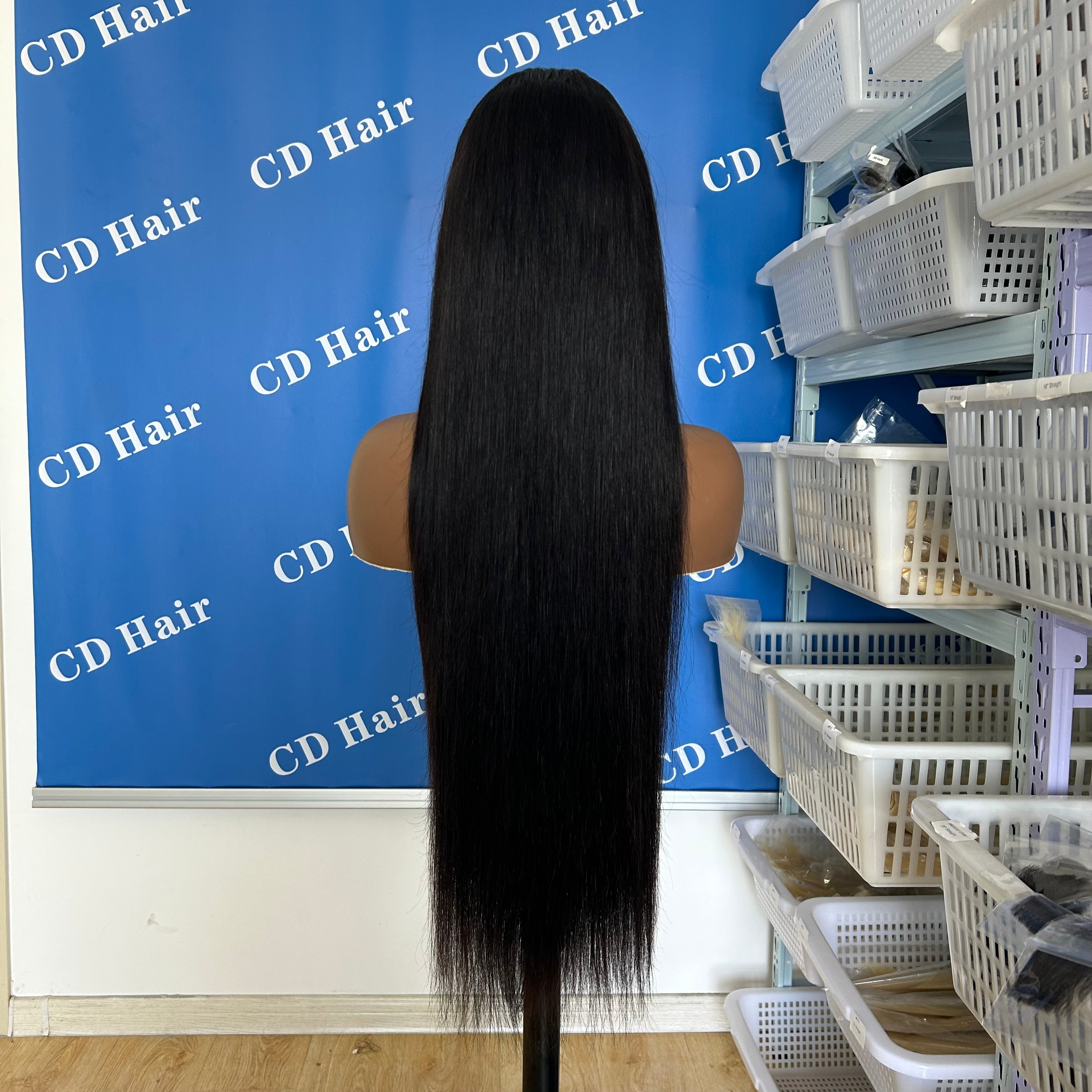 Undetectable HD Lace 13X4 Full Frontal Straight 180% density Human Hair Wigs |CD HAIR