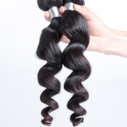 CD HAIR 3/4 Bundles 12A Loose Wave Human Hair Extension 10-30 inches